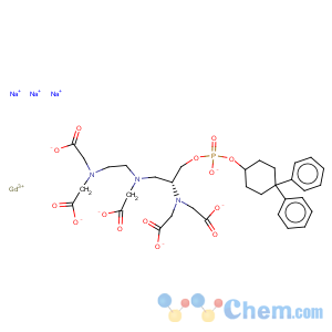 CAS No:193901-90-5 Gadolinate(3-),[[(4R)-4-[bis[(carboxy-kO)methyl]amino-kN]-6,9-bis[(carboxy-kO)methyl]-1-[(4,4-diphenylcyclohexyl)oxy]-1-hydroxy-2-oxa-6,9-diaza-1-phosphaundecan-11-oicacid-kN6,kN9,kO11] 1-oxidato(6-)]-, sodium (1:3), (SA-8-11252634)-