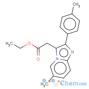 CAS No:193979-47-4 Imidazo[1,2-a]pyridine-3-aceticacid, 6-methyl-2-(4-methylphenyl)-, ethyl ester