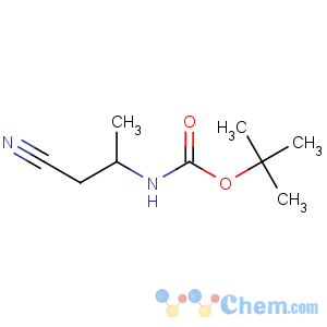 CAS No:194156-55-3 Carbamic acid,(2-cyano-1-methylethyl)-, 1,1-dimethylethyl ester (9CI)
