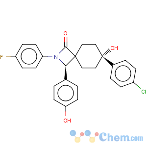 CAS No:194423-53-5 2-Azaspiro[3.5]nonan-1-one,7-(4-chlorophenyl)-2-(4-fluorophenyl)-7-hydroxy-3-(4-hydroxyphenyl)-, (3R,4b,7a)-