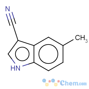 CAS No:194490-13-6 1H-Indole-3-carbonitrile,5-methyl-