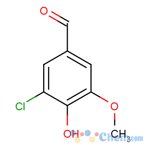 CAS No:19463-48-0 3-chloro-4-hydroxy-5-methoxybenzaldehyde