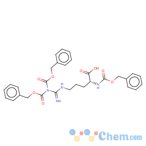CAS No:1947-42-8 2-Oxa-4,6,11-triazadodec-4-en-12-oicacid, 10-carboxy-3-oxo-1-phenyl-5-[[(phenylmethoxy)carbonyl]amino]-,12-(phenylmethyl) ester, (10R)- (9CI)