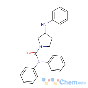 CAS No:19481-77-7 1-Pyrrolidinecarboxamide,N,N-diphenyl-3-(phenylamino)-