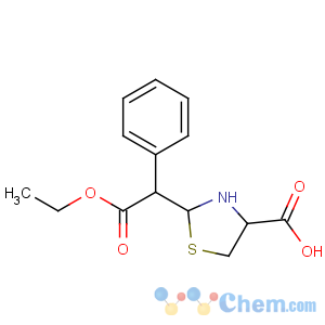 CAS No:1950-36-3 2-(2-ethoxy-2-oxo-1-phenylethyl)-1,3-thiazolidine-4-carboxylic acid