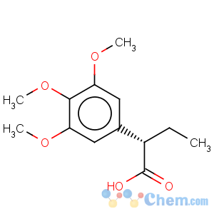 CAS No:195202-08-5 Benzeneacetic acid, a-ethyl-3,4,5-trimethoxy-, (aS)-
