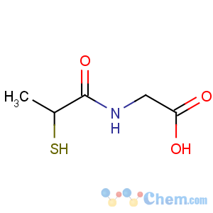 CAS No:1953-02-2 2-(2-sulfanylpropanoylamino)acetic acid