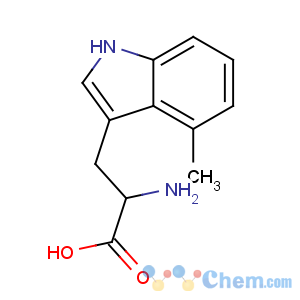 CAS No:1954-45-6 2-amino-3-(4-methyl-1H-indol-3-yl)propanoic acid