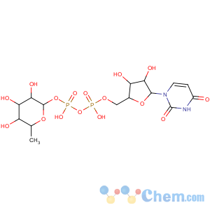 CAS No:1955-26-6 Uridine 5'-(trihydrogendiphosphate), P'-(6-deoxy-b-L-mannopyranosyl) ester