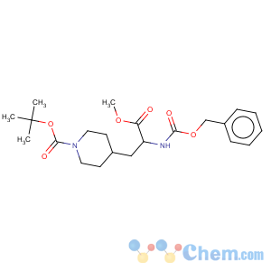 CAS No:195877-39-5 4-Piperidinepropanoicacid, 1-[(1,1-dimethylethoxy)carbonyl]-a-[[(phenylmethoxy)carbonyl]amino]-, methyl ester