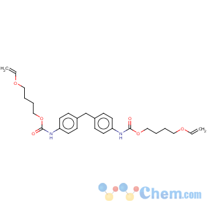 CAS No:196109-16-7 Carbamic acid,N,N'-(methylenedi-4,1-phenylene)bis-, C,C'-bis[4-(ethenyloxy)butyl] ester