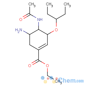 CAS No:196618-13-0 ethyl<br />(3R,4R,5S)-4-acetamido-5-amino-3-pentan-3-yloxycyclohexene-1-carboxylate