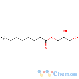 CAS No:19670-49-6 Octanoic acid,2,3-dihydroxypropyl ester