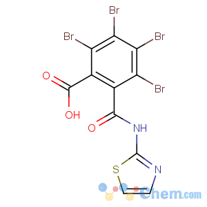 CAS No:19692-03-6 Benzoic acid,2,3,4,5-tetrabromo-6-[(2-thiazolylamino)carbonyl]-
