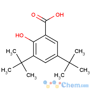 CAS No:19715-19-6 3,5-ditert-butyl-2-hydroxybenzoic acid