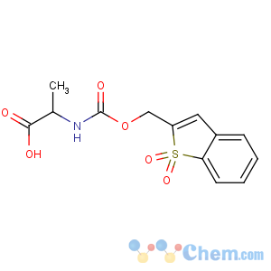 CAS No:197245-15-1 (2S)-2-[(1,1-dioxo-1-benzothiophen-2-yl)methoxycarbonylamino]propanoic<br />acid