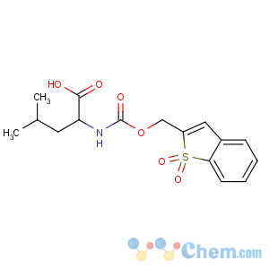 CAS No:197245-21-9 (2S)-2-[(1,<br />1-dioxo-1-benzothiophen-2-yl)methoxycarbonylamino]-4-methylpentanoic<br />acid
