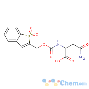 CAS No:197245-31-1 (2S)-4-amino-2-[(1,<br />1-dioxo-1-benzothiophen-2-yl)methoxycarbonylamino]-4-oxobutanoic acid