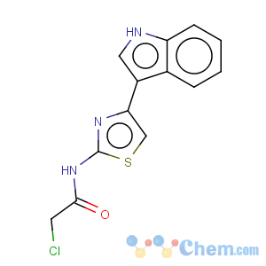 CAS No:19750-29-9 Acetamide,2-chloro-N-[4-(1H-indol-3-yl)-2-thiazolyl]-