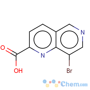 CAS No:197507-55-4 1,6-Naphthyridine-2-carboxylicacid, 8-bromo-