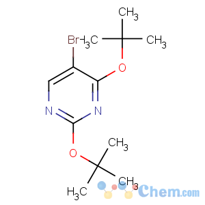 CAS No:19752-61-5 5-bromo-2,4-bis[(2-methylpropan-2-yl)oxy]pyrimidine