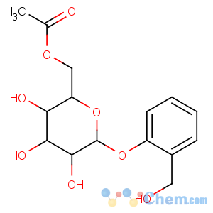 CAS No:19764-02-4 b-D-Glucopyranoside,2-(hydroxymethyl)phenyl, 6-acetate