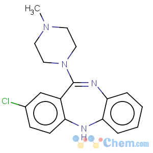 CAS No:1977-08-8 5H-Dibenzo[b,e][1,4]diazepine,2-chloro-11-(4-methyl-1-piperazinyl)-