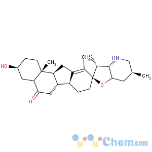 CAS No:19773-24-1 Spiro[9H-benzo[a]fluorene-9,2'(3'H)-furo[3,2-b]pyridin]-5(6H)-one,1,2,3,3'a,4,4',4a,5',6',6a,6b,7,7',7'a,8,11,11a,11b-octadecahydro-3-hydroxy-3',6',10,11b-tetramethyl-,(2'R,3S,3'R,3'aS,4aS,6'S,6aR,6bS,7'aR,11aS,11bR)-