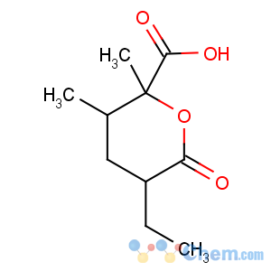 CAS No:19776-79-5 5-ethyl-2,3-dimethyl-6-oxooxane-2-carboxylic acid
