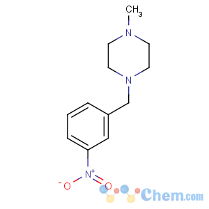 CAS No:198281-54-8 1-methyl-4-[(3-nitrophenyl)methyl]piperazine