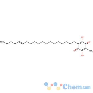 CAS No:19833-20-6 2,5-Cyclohexadiene-1,4-dione,2,5-dihydroxy-3-methyl-6-(14-nonadecen-1-yl)-
