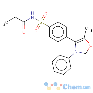 CAS No:198470-84-7 n-[4-(5-methyl-3-phenyl-oxazol-4-yl)phenyl]sulfonylpropanamide