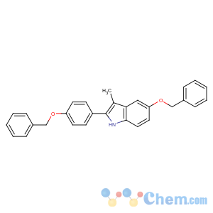 CAS No:198479-63-9 3-methyl-5-phenylmethoxy-2-(4-phenylmethoxyphenyl)-1H-indole
