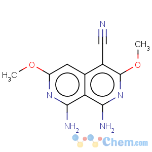 CAS No:19858-61-8 2,7-Naphthyridine-4-carbonitrile,1,8-diamino-3,6-dimethoxy-