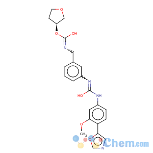 CAS No:198821-22-6 N-[3-[3-[3-Methoxy-4-(5-oxazolyl)phenyl]ureido]benzyl]carbamic acid tetrahy
