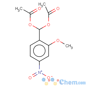 CAS No:198821-77-1 (2-methoxy-4-nitrophenyl)methanediol diacetate