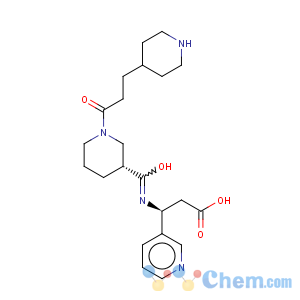 CAS No:198958-88-2 3(S)-[1-[3-(4-Piperidinyl)propionyl]piperidin-3(R)-ylcarboxamido]-3-(3-pyridyl)propionic acid