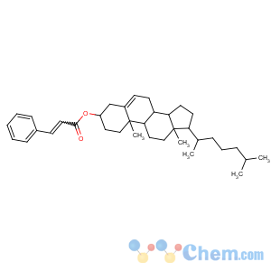 CAS No:1990-11-0 [(3S,8S,9S,10R,13R,14S,17R)-10,<br />13-dimethyl-17-[(2R)-6-methylheptan-2-yl]-2,3,4,7,8,9,11,12,14,15,16,<br />17-dodecahydro-1H-cyclopenta[a]phenanthren-3-yl]<br />(E)-3-phenylprop-2-enoate