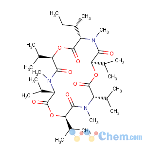 CAS No:19914-20-6 Cyclo[(2R)-2-hydroxy-3-methylbutanoyl-N-methyl-L-isoleucyl-(2R)-2-hydroxy-3-methylbutanoyl-N-methyl-L-valyl-(2R)-2-hydroxy-3-methylbutanoyl-N-methyl-L-valyl]