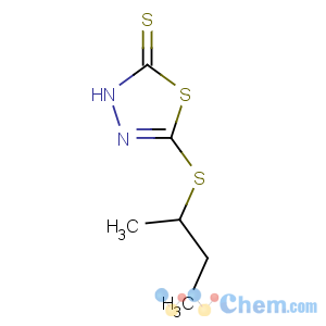 CAS No:19921-51-8 5-butan-2-ylsulfanyl-3H-1,3,4-thiadiazole-2-thione