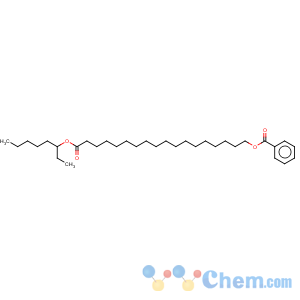 CAS No:199277-69-5 Octadecanoic acid, 12-(benzoyloxy)-,2-ethylhexyl ester