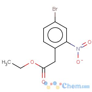 CAS No:199328-35-3 Benzeneaceticacid, 4-bromo-2-nitro-, ethyl ester