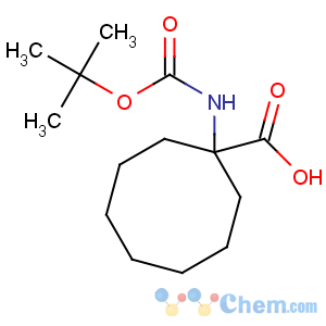 CAS No:199330-75-1 Cyclooctanecarboxylicacid, 1-[[(1,1-dimethylethoxy)carbonyl]amino]-