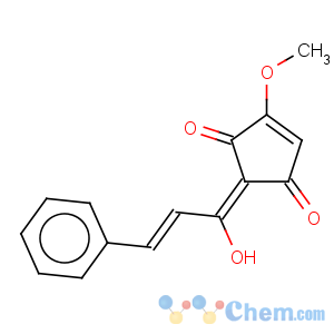 CAS No:19956-53-7 4-Cyclopentene-1,3-dione,2-[(2E)-1-hydroxy-3-phenyl-2-propenylidene]-4-methoxy-, (2Z)-