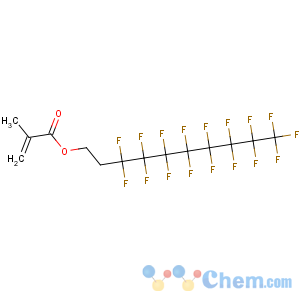 CAS No:1996-88-9 3,3,4,4,5,5,6,6,7,7,8,8,9,9,10,10,10-heptadecafluorodecyl<br />2-methylprop-2-enoate