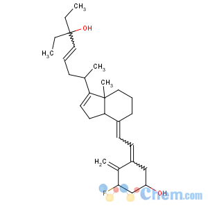 CAS No:199798-84-0 (1R,3E,5S)-3-[(2E)-2-[(3aS,7aS)-1-[(E,<br />2S)-6-ethyl-6-hydroxyoct-4-en-2-yl]-7a-methyl-3a,5,6,<br />7-tetrahydro-3H-inden-4-ylidene]ethylidene]-5-fluoro-4-<br />methylidenecyclohexan-1-ol