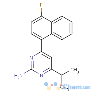 CAS No:199864-87-4 4-(4-FLUORO-1-NAPHTHALENYL)-6-(1-METHYLETHYL)-2-PYRIMIDINAMINE HYDROCHLORIDE