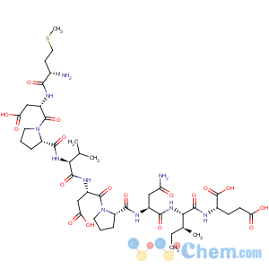 CAS No:200203-20-9 L-Glutamic acid,L-methionyl-L-a-aspartyl-L-prolyl-L-valyl-L-a-aspartyl-L-prolyl-L-asparaginyl-L-isoleucyl-(9CI)