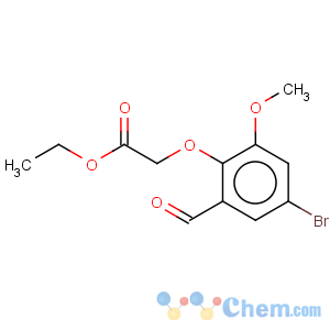 CAS No:20037-36-9 Acetic acid,2-(4-bromo-2-formyl-6-methoxyphenoxy)-, ethyl ester