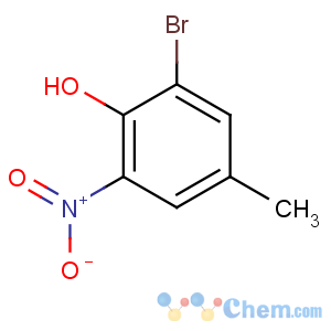 CAS No:20039-91-2 2-bromo-4-methyl-6-nitrophenol